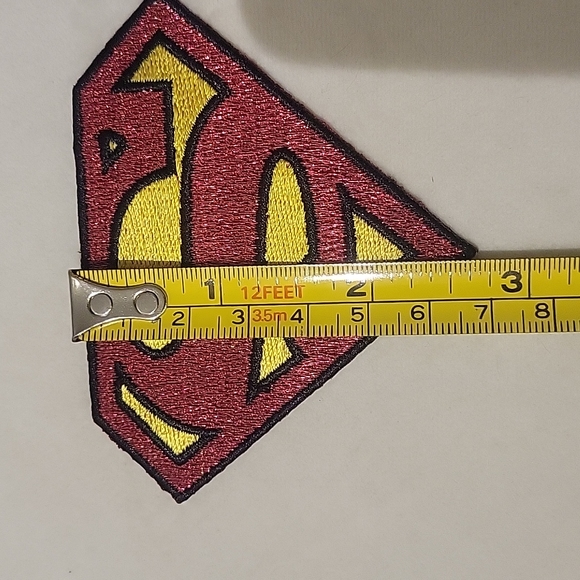 DC Comics Superman Logo Embroidered Iron On Patch - Picture 4 of 6